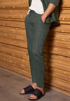 Relaxed Fit linnen chino
