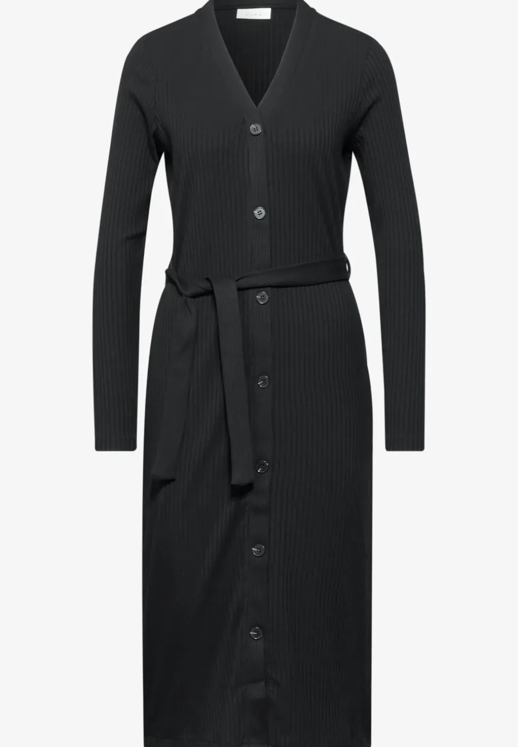 Ribtricot jurk