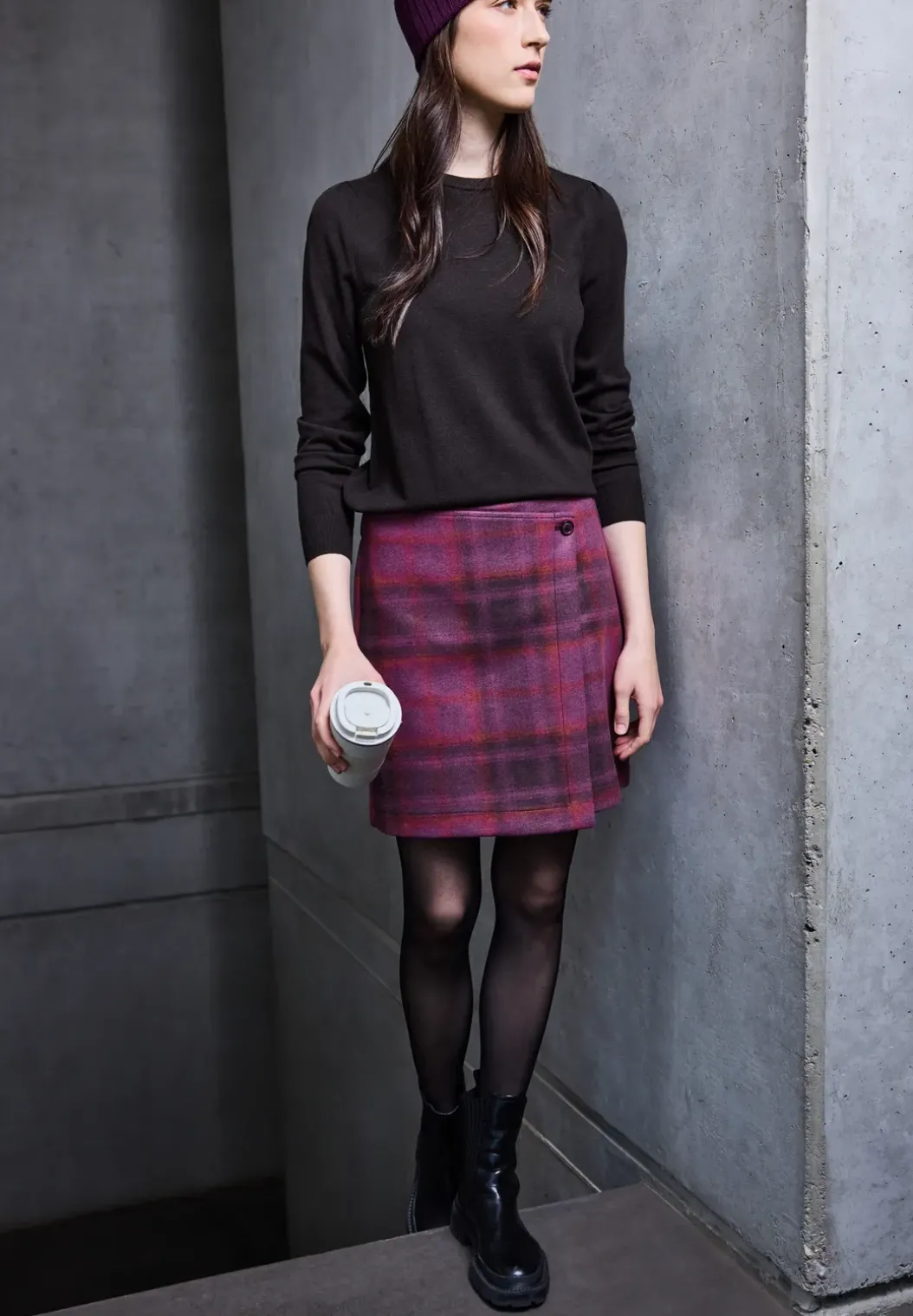 Rok in wikkel-look