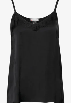 Satijnen blouse top