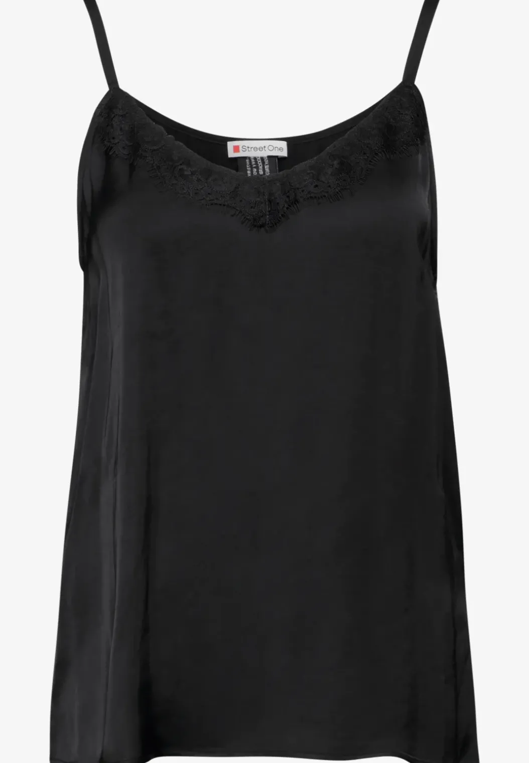 Satijnen blouse top