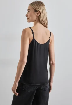 Satijnen blouse top