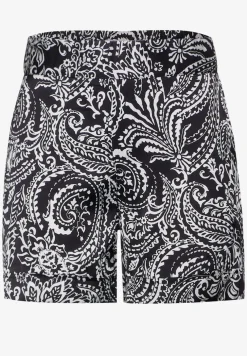 Satijnen paisley-shirt
