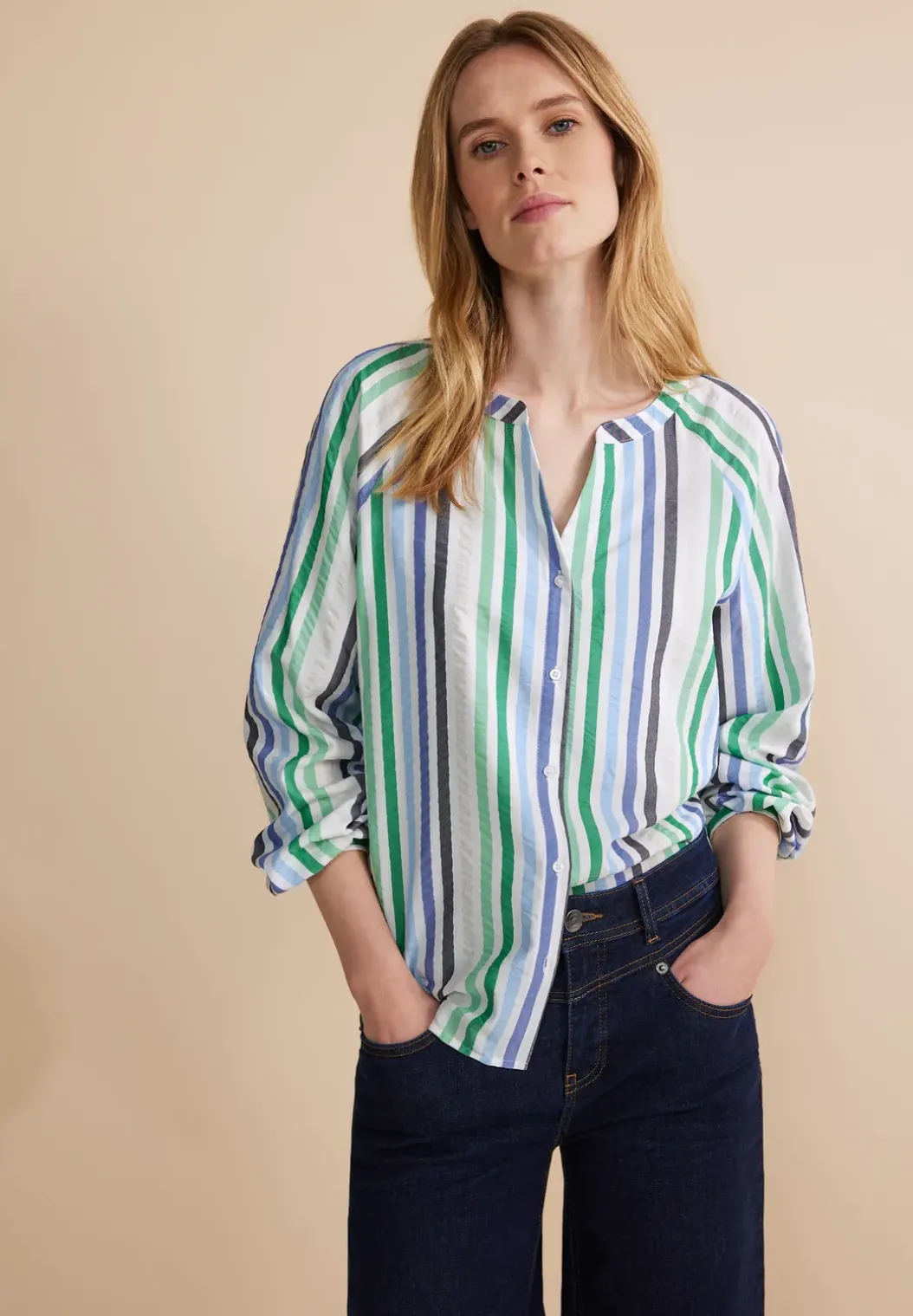 Seersucker blouse