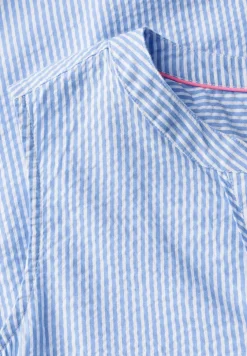 Seersucker blouse top