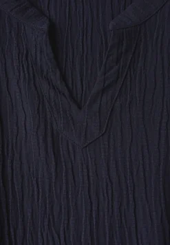 Seersucker jurk met volants