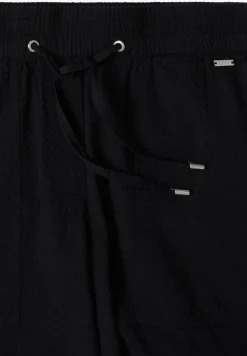 Seersucker shorts in effen kleuren