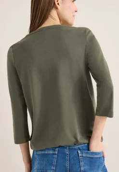 Shirt in effen kleur