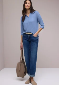 Shirt in effen kleur