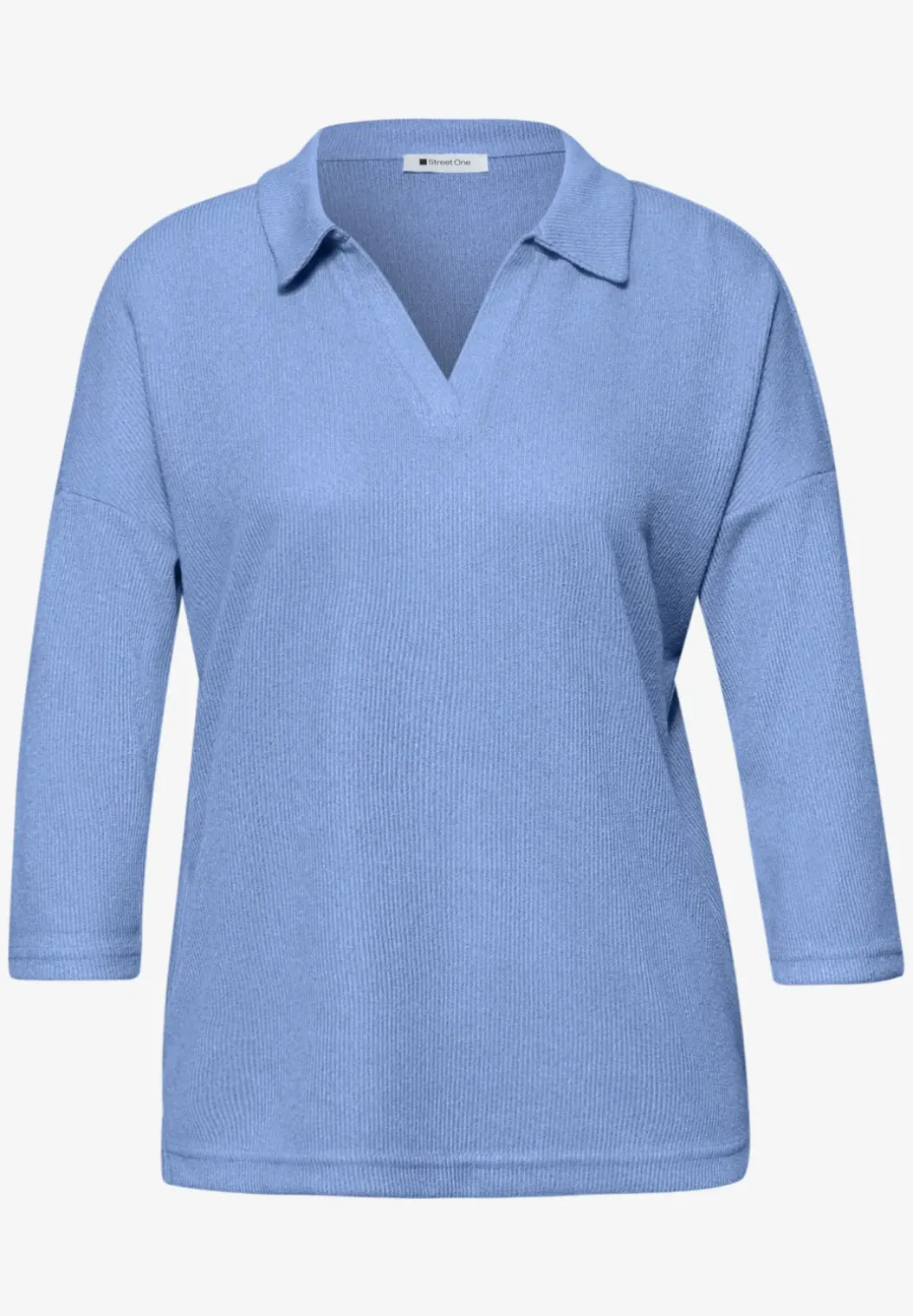 Shirt in effen kleur