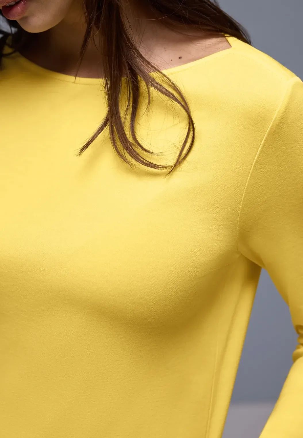 Shirt in effen kleur