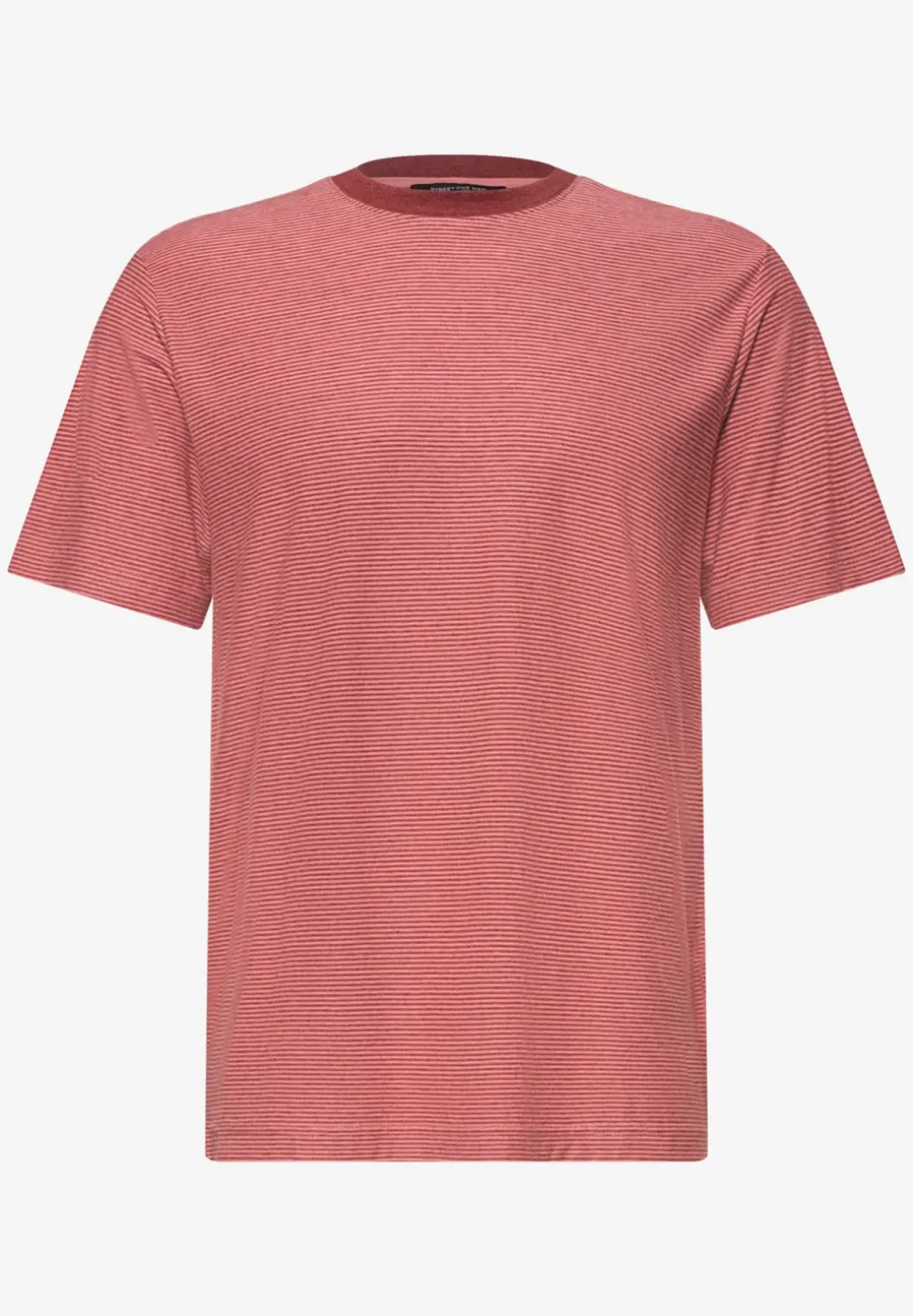 Shirt in garengestreepte look
