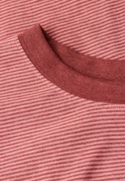 Shirt in garengestreepte look