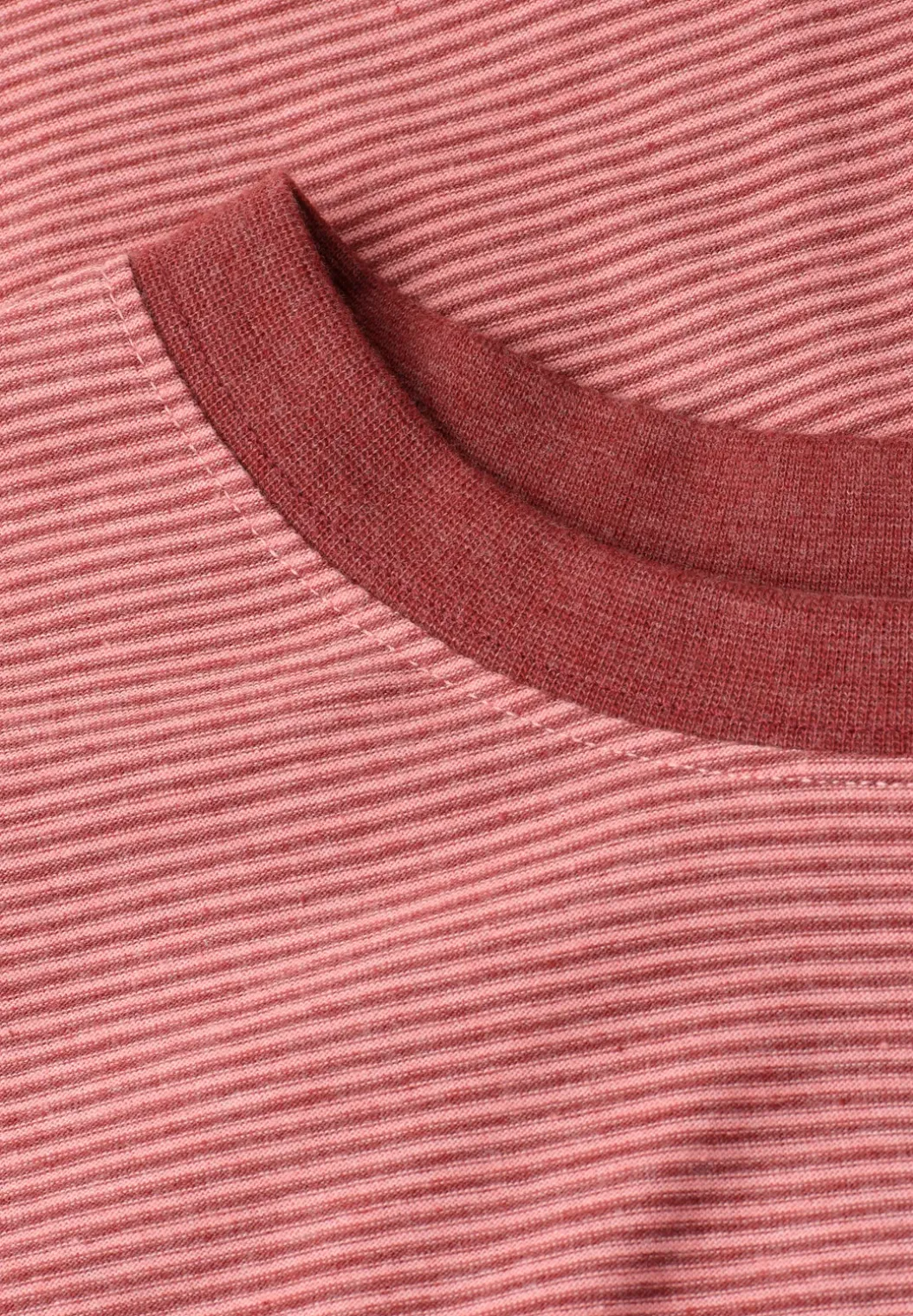 Shirt in garengestreepte look
