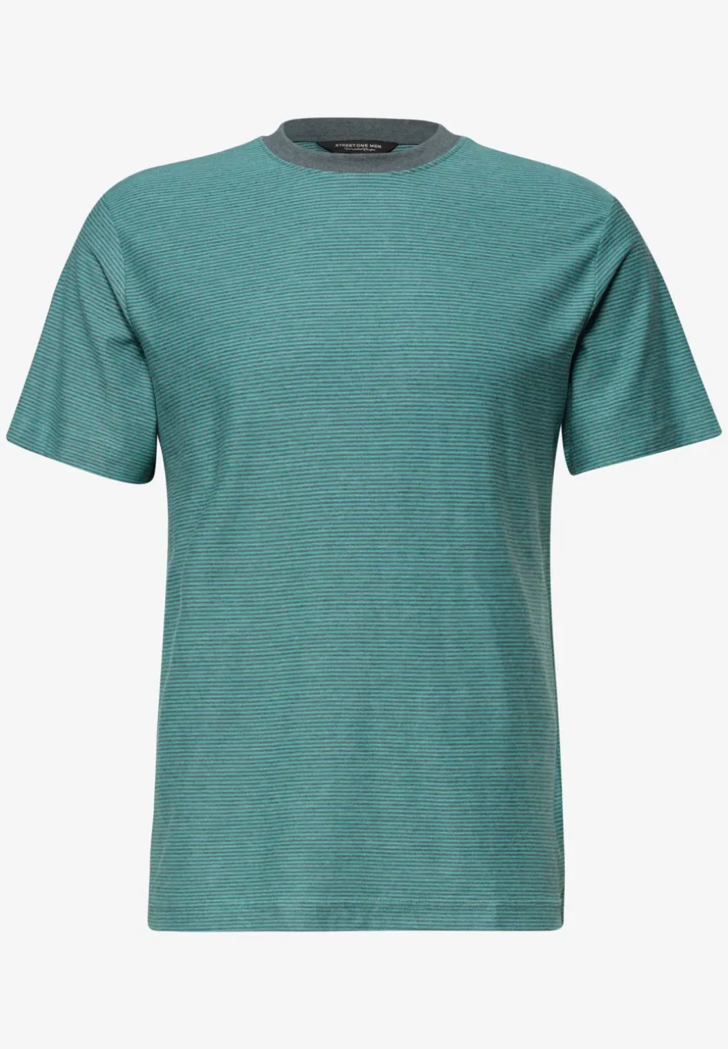 Shirt in garengestreepte look