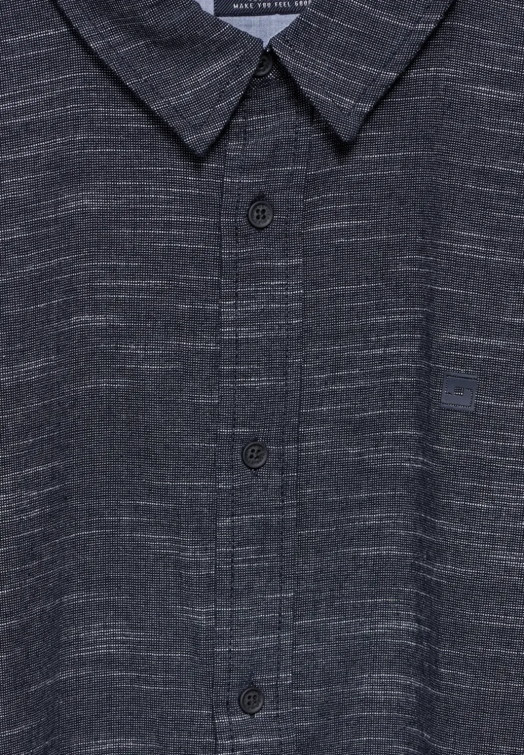 Shirt in gemêleerde look
