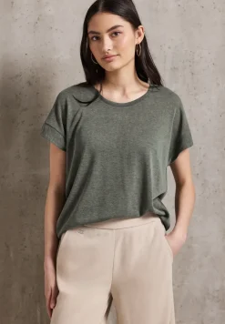Shirt in linnenlook
