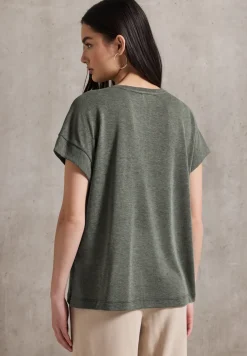 Shirt in linnenlook
