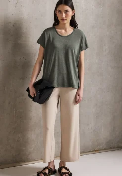 Shirt in linnenlook