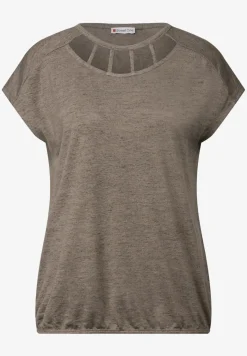 Shirt in linnenlook