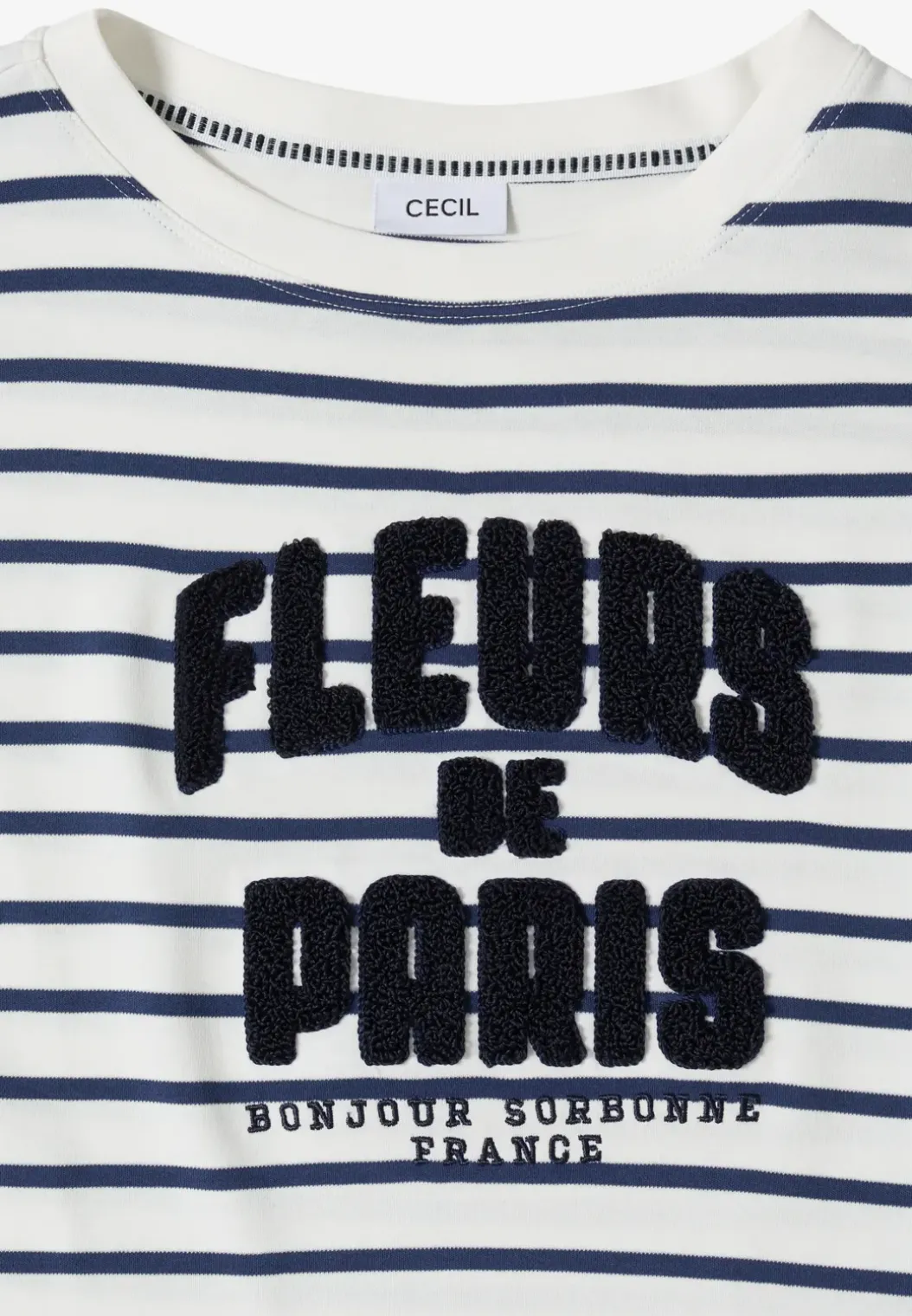 Shirt met 3/4 mouwen en Wording Artwork