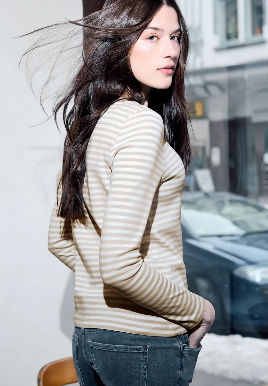 Shirt met borduursel