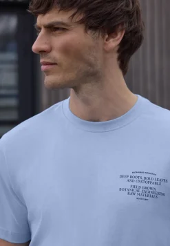 Shirt met borstprint