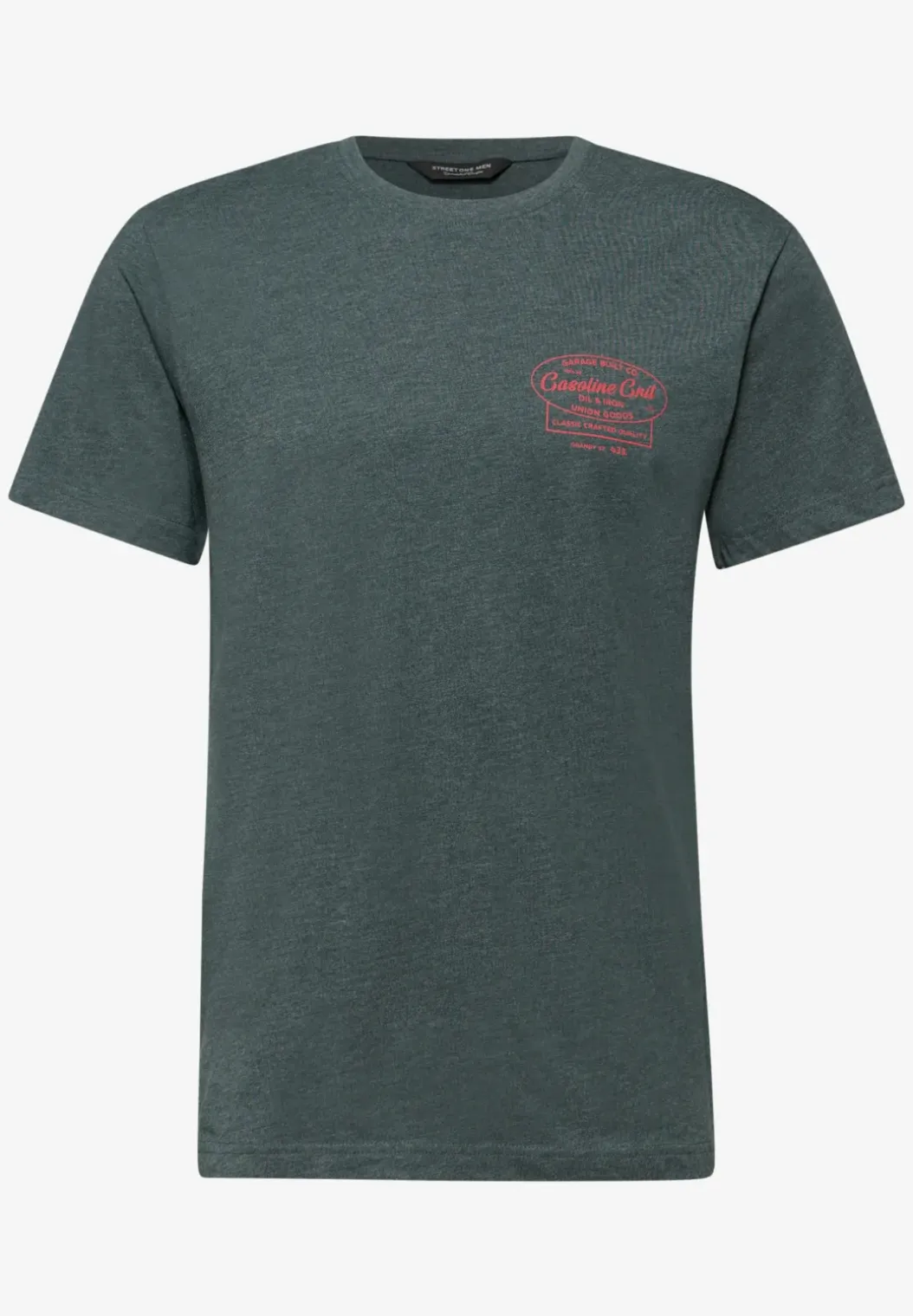 Shirt met borstprint