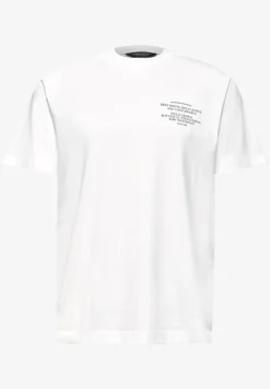 Shirt met borstprint