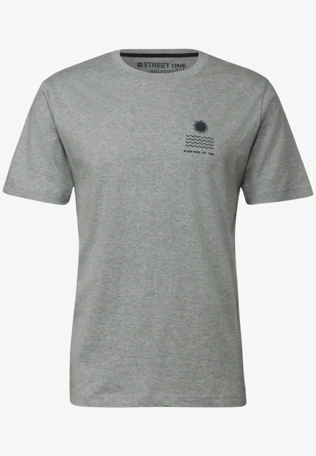 Shirt met borstprint