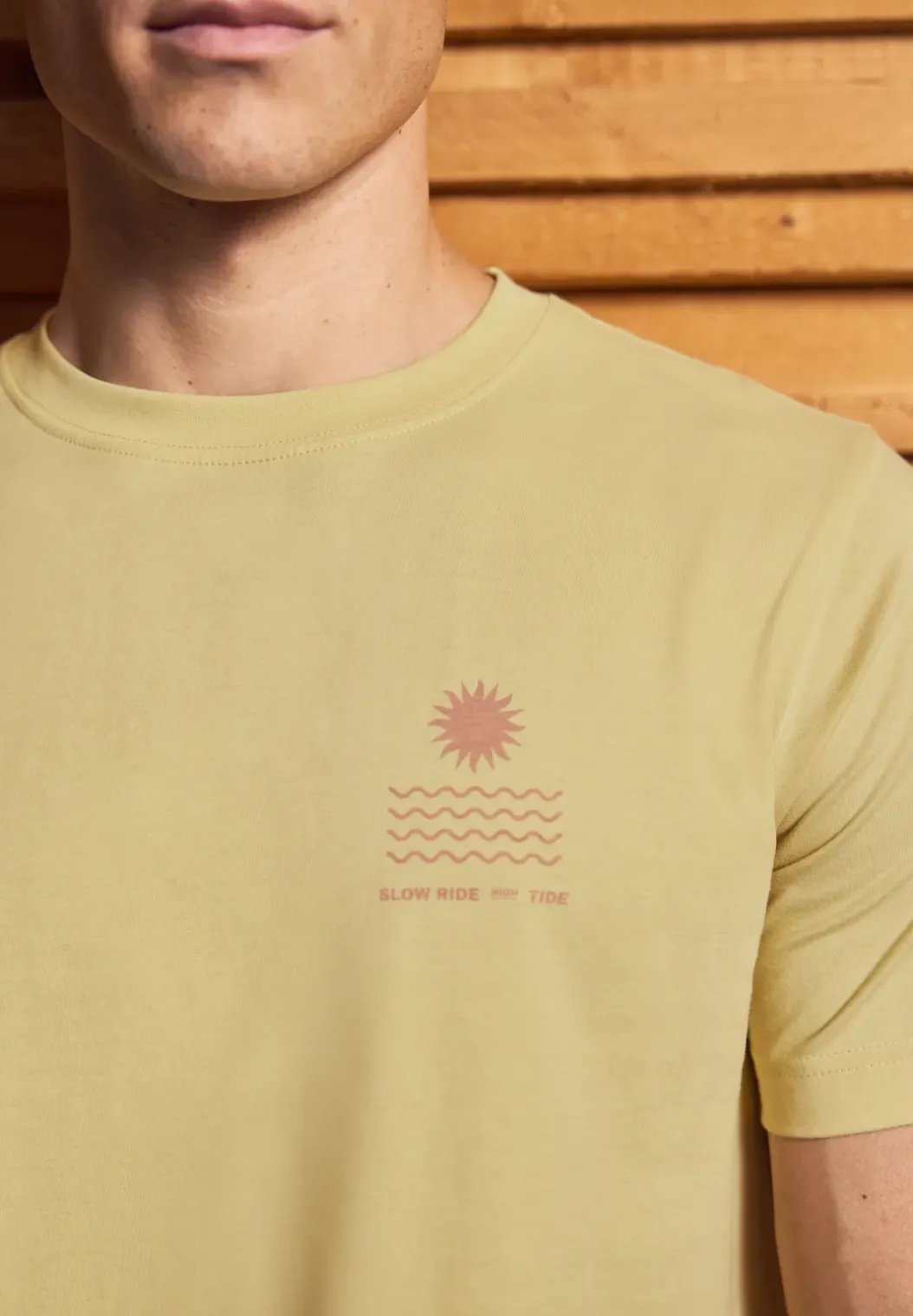 Shirt met borstprint