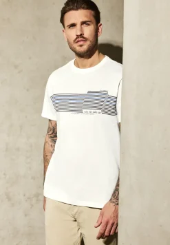 Shirt met borstprint
