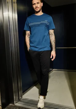 Shirt met borstprint