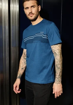 Shirt met borstprint