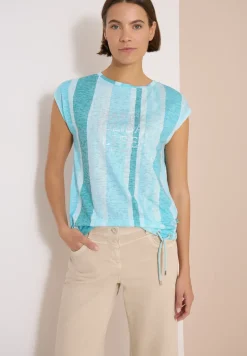 Shirt met burn-out look