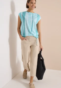 Shirt met burn-out look
