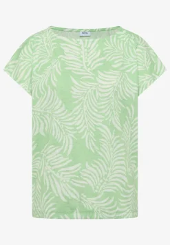 Shirt met burn-out look
