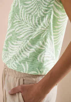 Shirt met burn-out look