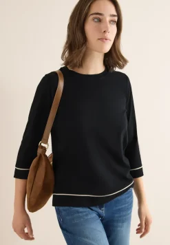 Shirt met contrastdetail