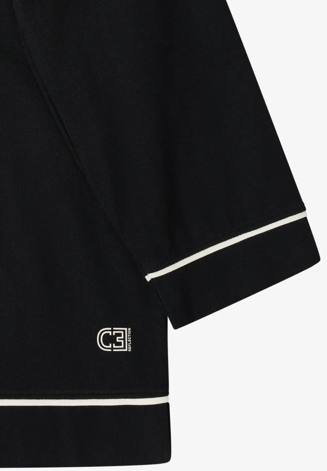 Shirt met contrastdetail