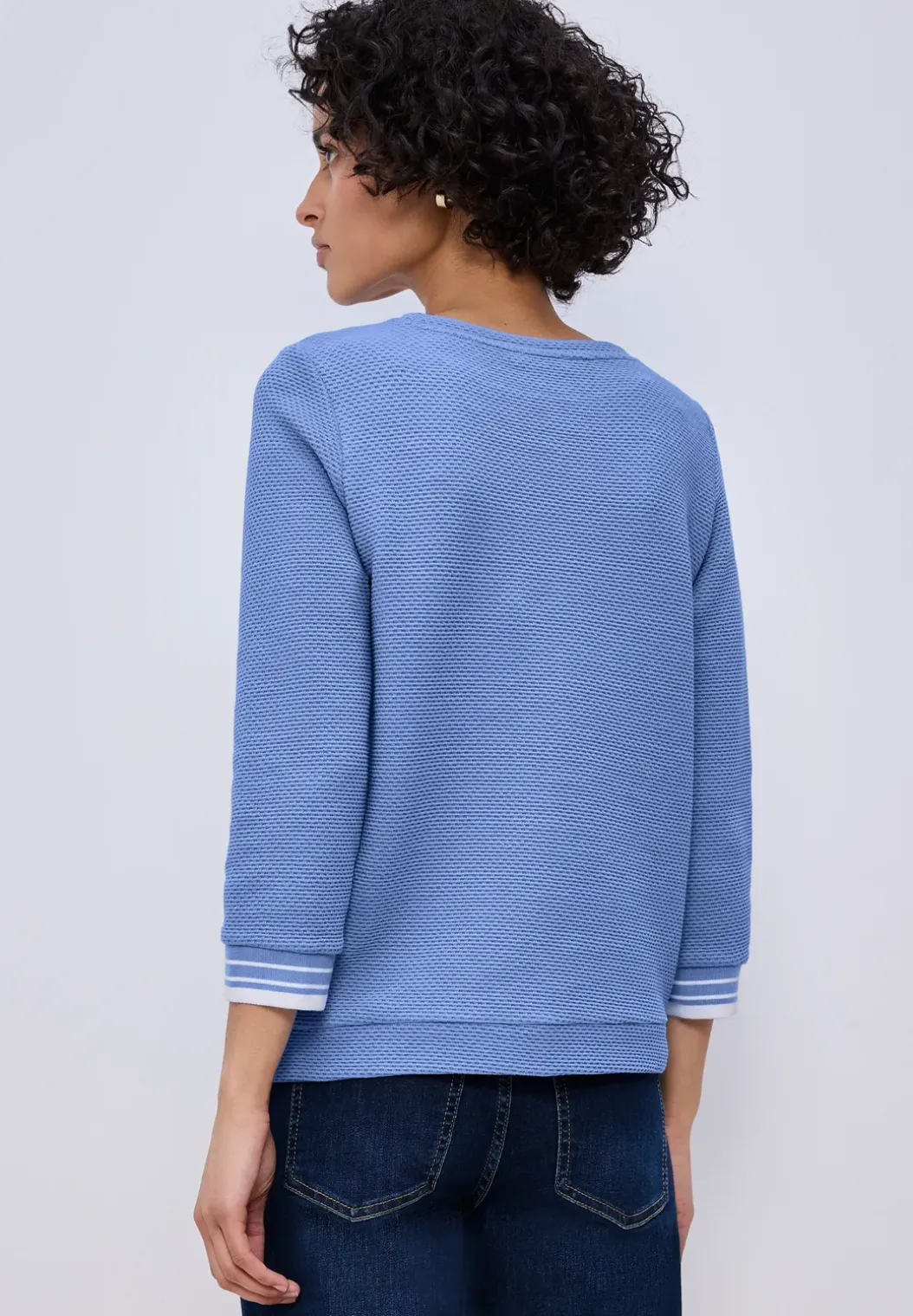 Shirt met contrasterende details