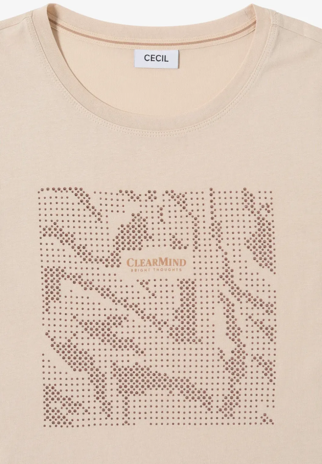 Shirt met edelstenen