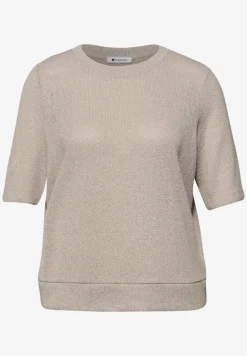 Shirt met een glitterlook