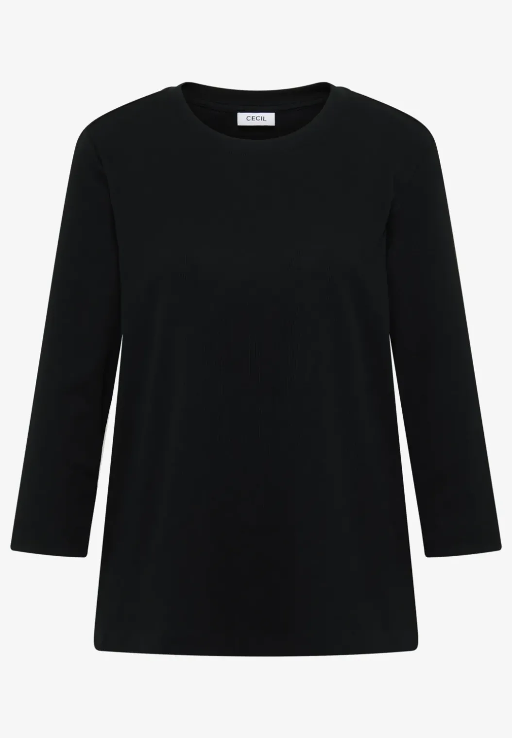 Shirt met geribde structuur