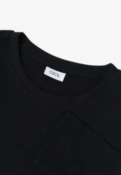 Shirt met geribde structuur