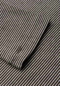 Shirt met geribde structuur