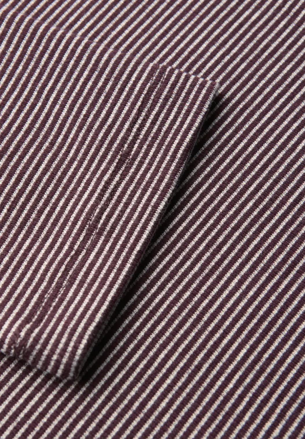 Shirt met geribde structuur