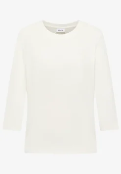 Shirt met geribde structuur
