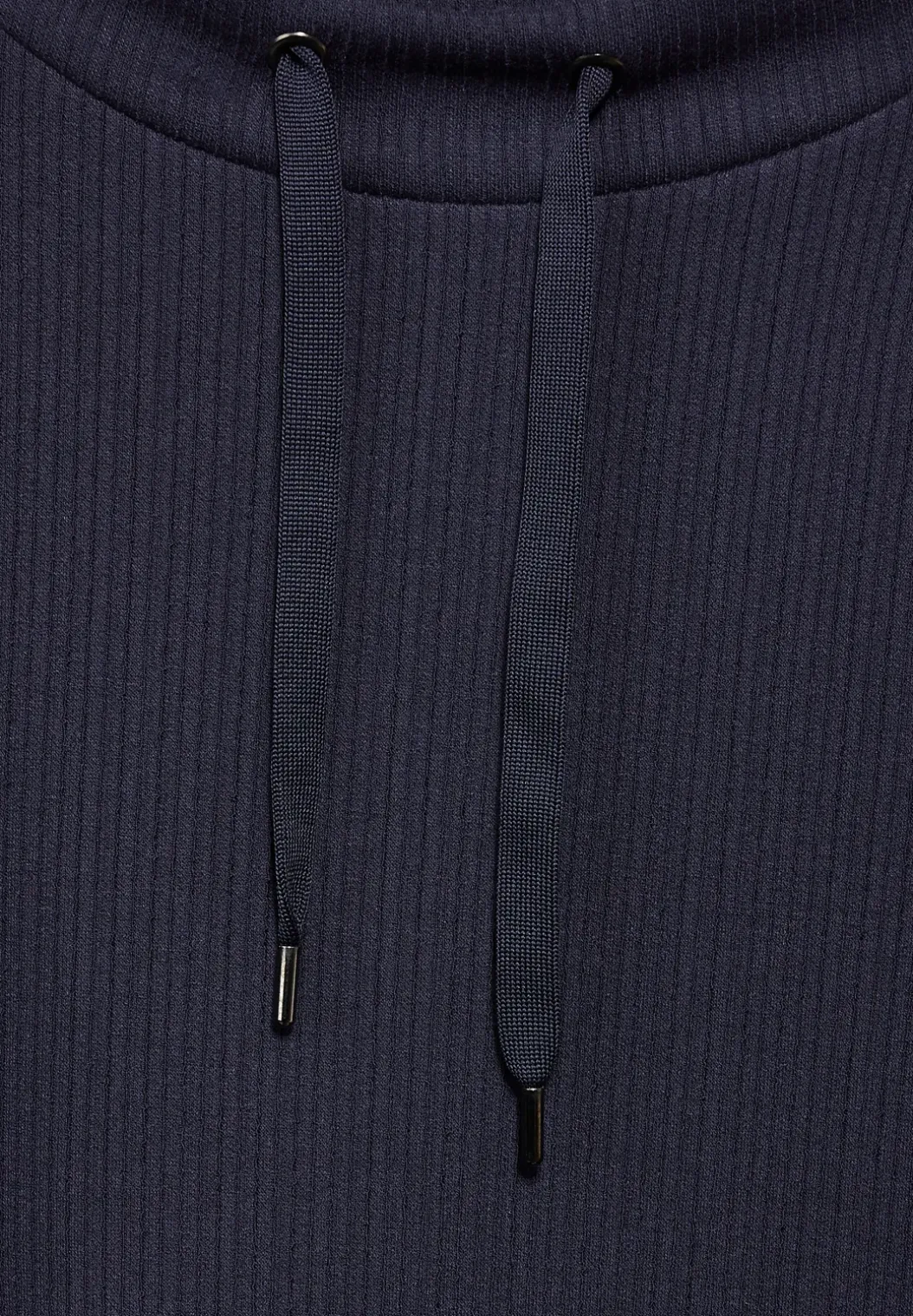 Shirt met gestreepte textuur