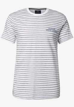 Shirt met gestructureerde strepen